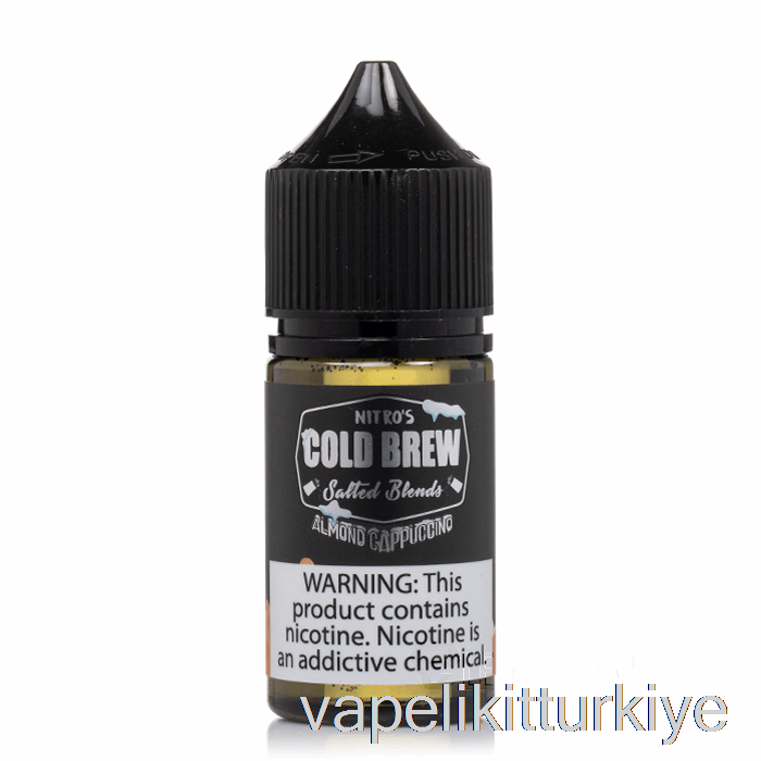 Vape Likit Badem Kapuçino - Nitros Soğuk Demleme Tuzları - 30ml 45mg
